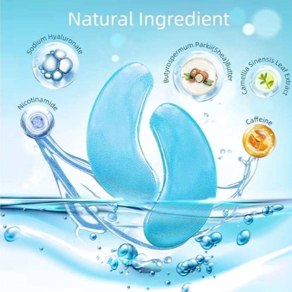 Aloe Vera Eye Mask 1 Pair New Unisex Beauty